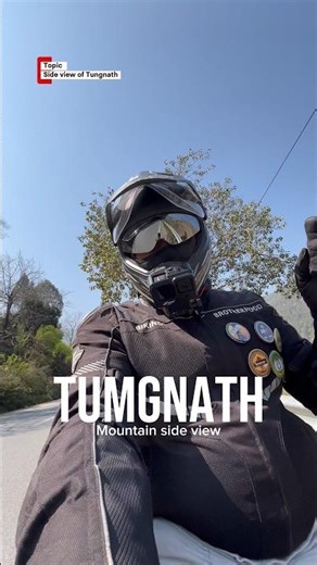 Side view of tungnath 🎬 #tungnath #uttrakhand #solotravel #biker #traveling