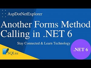 Another Forms Method & User Control Calling from another forms in NET 6 Windows Forms Application C#