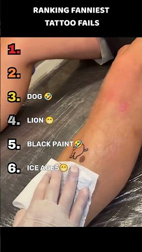 Ranking The WORST Tattoo Fails 🤣 #tattoo #fails #funny