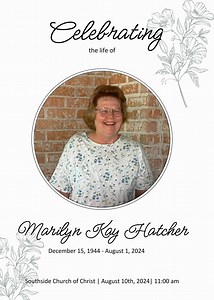 Marilyn Hatcher Obituary