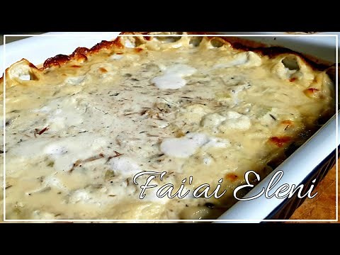 HOW TO MAKE FAIAI ELENI | Samoan Coconut Cream Fish Bake