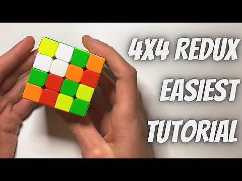 EASIEST 4X4 TUTORIAL | How to Solve a 4x4 Using the Reduction Method [4K]