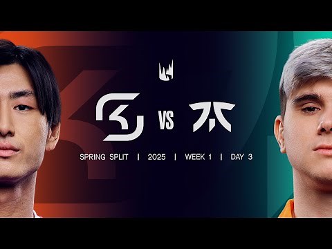 SK v FNC | 2025 LEC Spring | Week 1 Day 3 | SK Gaming vs. Fnatic Game 2