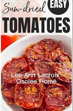 🍅 Make your own sun-dried tomatoes — no Mediterranean sun required!