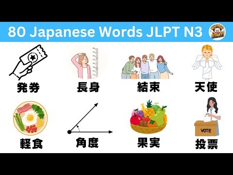 JLPT N3 Vocabulary Practice Test (Learn 80 Japanese Words)