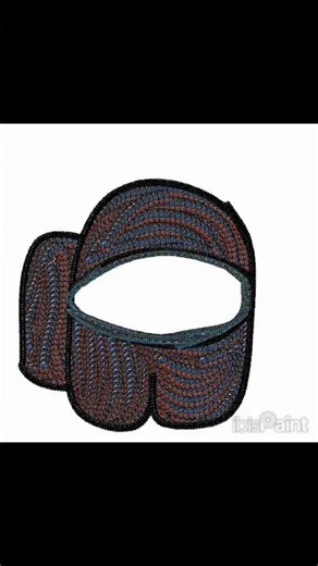 among us among us brush qr code in the end || Song::shop by toby fox#digitalart #art #ibispaintx