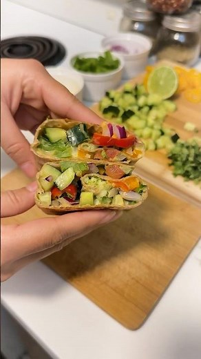 Easy Veg Wrap Recipe | Simple & Quick Wrap Recipe