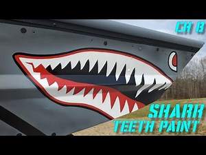 Shark Teeth Paint On a Boat | Time-lapse