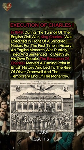 Britain's King Executed by His Own People #history #monarchy #britishhistory