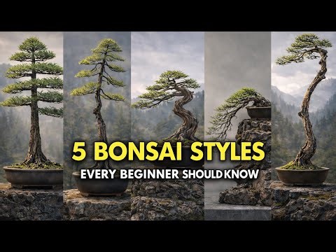 5 Essential Bonsai Styles Every Beginner Should Know | Bonsai Trees For Beginners.