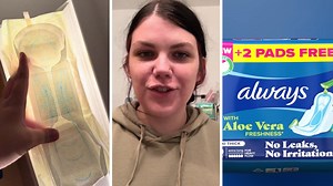 ‘I just had to check’: Why are women holding Always, U by Kotex, and Equate pads to the light? And should you be concerned?