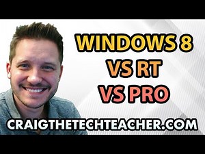 Windows 8 vs Windows RT vs Windows 8 Pro (2020)
