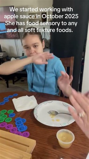 Autism/ AFRID. This is how I do food therapy with my daughter who has sensory/texture food issues.