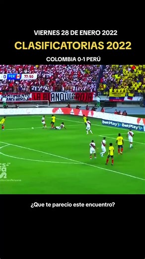 Perú Triunfa sobre Colombia en Eliminatorias Mundialistas