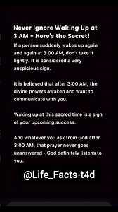 Never Ignore Waking Up at 3 Am, Here's the secret#shorts