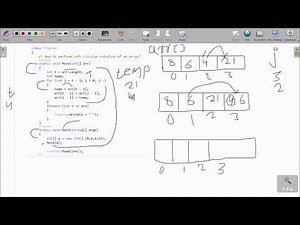 Perform Left Circular Rotation of an Array in C#