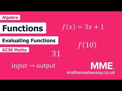 Algebra - Functions (Basics)