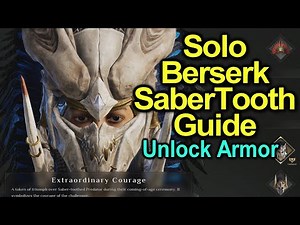 Solo Sabertooth guide for Berserk and Normal Tier How to Unlock Sabertooth Armor and more | Soulmask