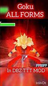 Goku ALL FORMS and ATTACKS : DBZ TTT MOD