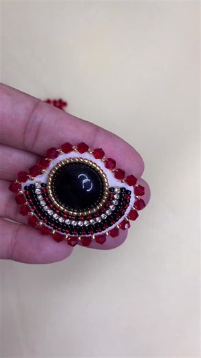 Edging beaded earrings #earrings #beadwork #edging