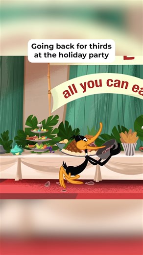 38K views · 756 reactions | the holidays are about eating first and foremost | Looney Tunes | Facebook