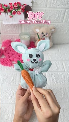 DIY Bunny Treat Bag | Easy Easter Gift Idea! 🐰🍬
