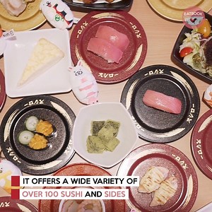 64K views · 516 reactions | Japan’s largest conveyor belt sushi chain, Sushiro, has set up their first Southeast Asian stall in Singapore. Located at Tiong Bahru Plaza, this outlet serves over 100 dishes including scallop sushi and tonkotsu ramen. Find out more: https://eatbook.sg/sushiro-japan/ Address: 302 Tiong Bahru Road, #02-118, Tiong Bahru Plaza, Singapore 168732 Opening hours: Daily 11am to 10pm | Eatbook.sg | Facebook