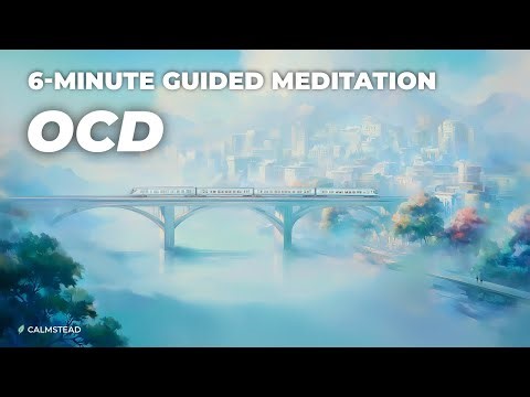 5 Minute Soothing OCD Meditation for Repetitive Thoughts | Allowing Thoughts Without Engaging