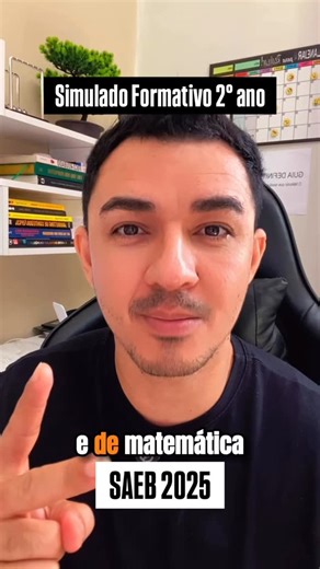 Professor Adonis | SAEB | SPAECE on Instagram: "📢 Já está disponível o Simulado Formativo do 2º ano (Português e Matemática) – alinhado ao SAEB 2025! Você recebe: ✅ Avaliação do aluno ✅ Comando do aplicador ✅ Gabarito da avaliação ✅ Matriz de referência ✅ Planilha que gera a proficiência ✍️ Escreva FORMATIVO aqui nos comentários e receba o link agora! #SAEB2025 #SimuladoFormativo #Proficiência #Educação #ProfessorAdonis #AvaliaçãoExterna #2ºAno #Português #Matemática"