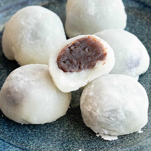 Daifuku Mochi - Japanese Sweet Rice Cakes