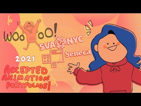 My ACCEPTED Animation Portfolios! (SVA, OCAD, Seneca)
