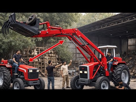 🚜 Unique | Building a Long Boom Grapple Loader from a Simple Tractor