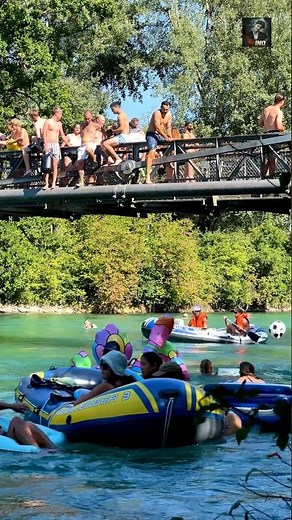 “These People Swim Home From Work 😳 | Switzerland’s Floating Highway!