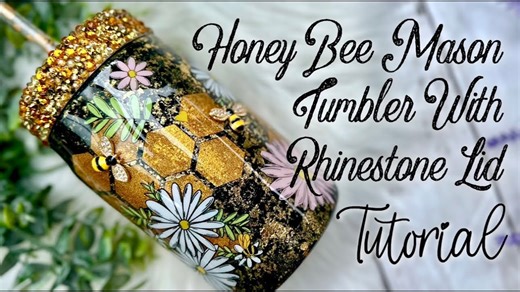 Secrets to crafting eye-catching honey bee mason tumblers