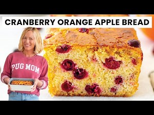 How to Make Cranberry Orange Apple Bread 🍞 | Holiday Bread Recipe