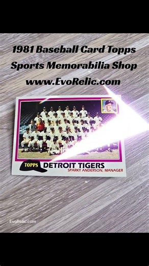 1981 Topps Baseball Card Sports Memorabilia