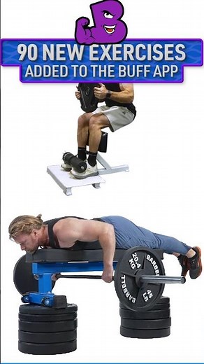 90 new exercises added to the buff app!