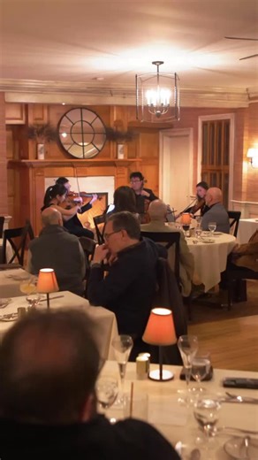 Last night at The Dorset Inn, music and community came together for a winter evening to remember. A beautiful performance by the Rhodora String Quartet, followed by a shared dinner in our historic dining room, reminded us why these gatherings matter. We’re grateful to partner with Manchester Music Festival to create moments like this, bringing art, conversation, and our community together under one roof. #dorsetinn #dorsetvt #livenusic #quartet #vermont | The Dorset Inn