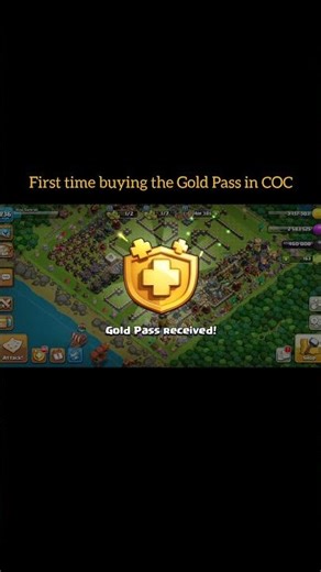 I Bought the Gold Pass for the First Time in COC #clashofclans