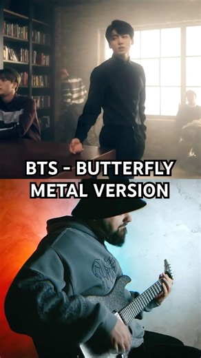 BTS - Butterfly | METAL VERSION #bts #kpop #kpopcover