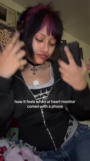 wearing it for 7 days 😍✌️ #heartmonitor #2phones | heart monitor