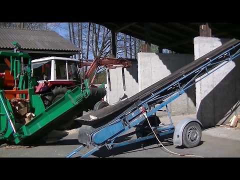 Sägespalter Eigenbau, Sägespaltautomat, Brennholzautomat, Holzspalter