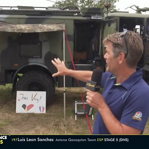 11K views · 259 reactions | Tour de France fans converted this 1974 German military issue fire truck into a camper! #TDF2023 :Peacock | NBC Sports Cycling | Facebook