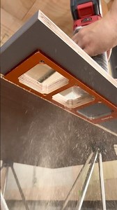 TV Cabinet Installation | Power Outlet Cutout Setup #wood