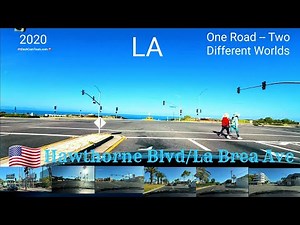 2020 [4K] Driving on Hawthorne Blvd/La Brea Ave Los Angeles Palos Verdes to Hollywood Dash Cam Tours