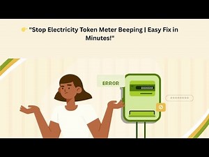 How to Silence Noisy Electricity Token Meter | Stop Beeping Sound Quickly