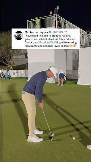 How to make more putts and learn how to read greens like a PGA Tour Player #golf #pgatour #putting