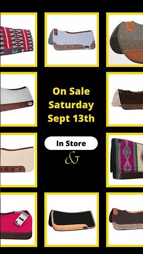 Western Saddle Pads – 10% OFF Today Only!