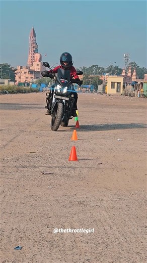 Motorcycle Slow Cone Weave | Zigzag Training for Better Balance & Control 🏍️