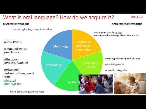What is Oral Language?